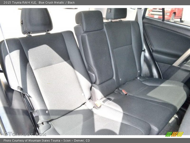 Blue Crush Metallic / Black 2015 Toyota RAV4 XLE