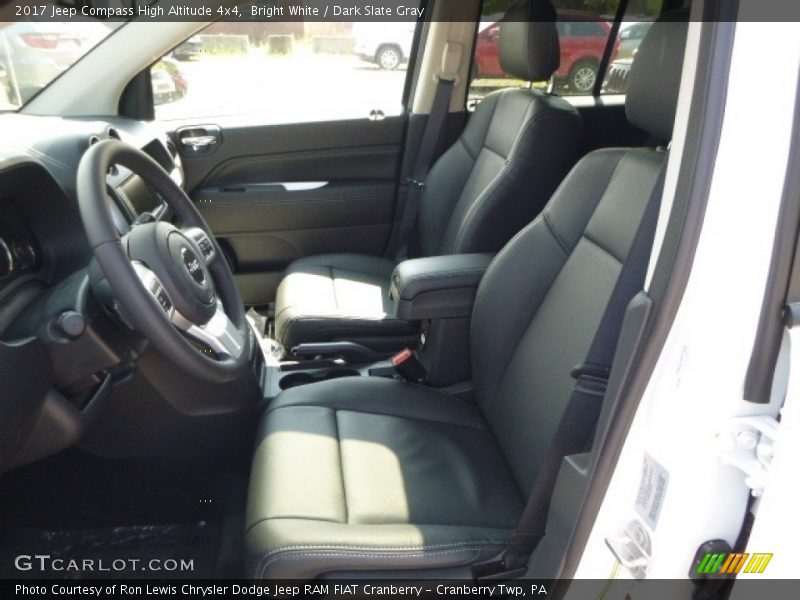 Bright White / Dark Slate Gray 2017 Jeep Compass High Altitude 4x4