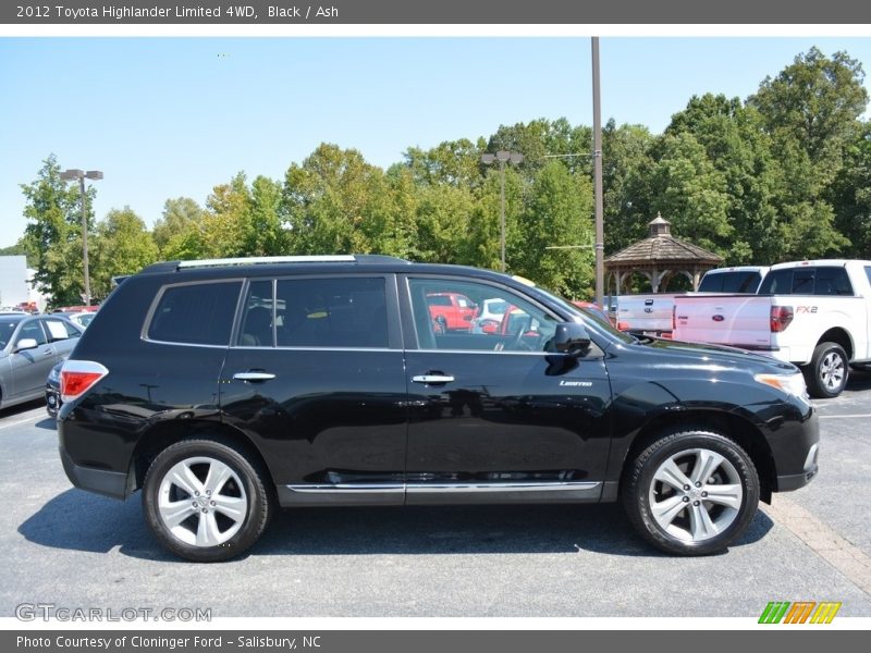 Black / Ash 2012 Toyota Highlander Limited 4WD