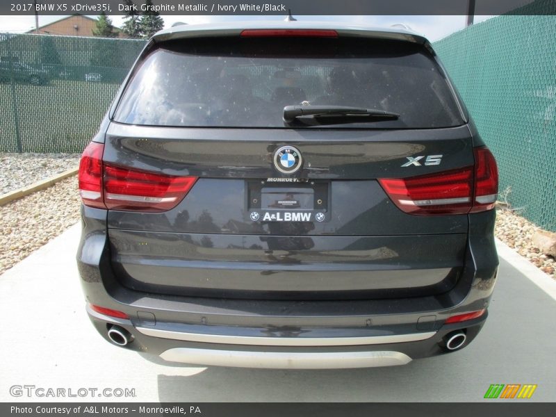 Dark Graphite Metallic / Ivory White/Black 2017 BMW X5 xDrive35i