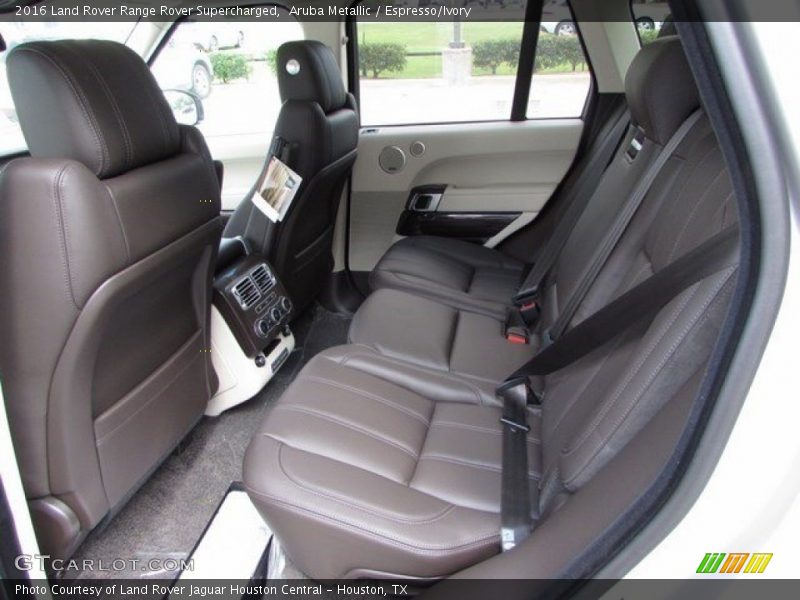 Aruba Metallic / Espresso/Ivory 2016 Land Rover Range Rover Supercharged