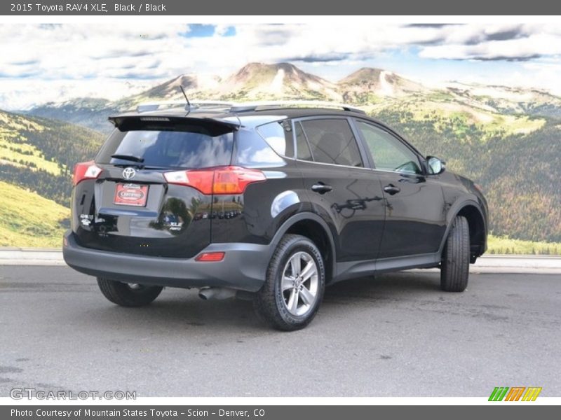 Black / Black 2015 Toyota RAV4 XLE