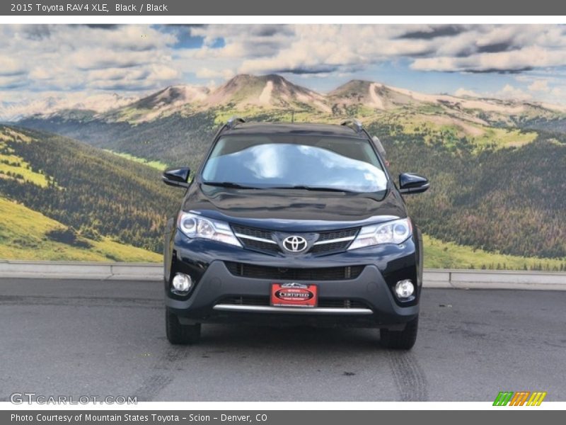 Black / Black 2015 Toyota RAV4 XLE