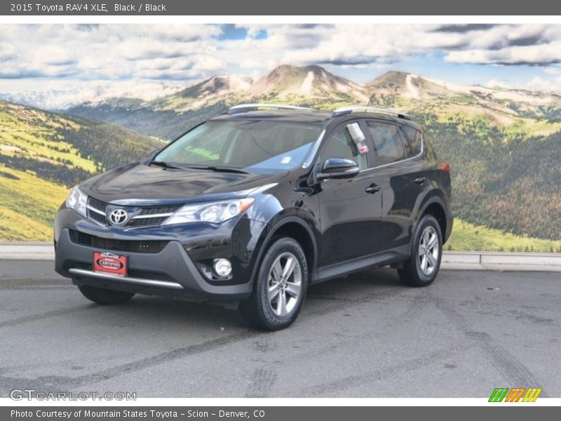 Black / Black 2015 Toyota RAV4 XLE