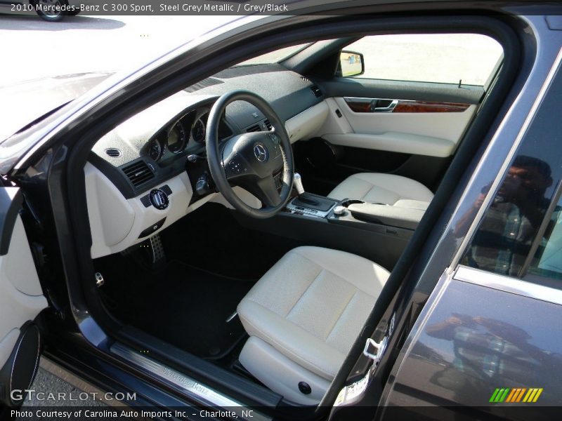 Steel Grey Metallic / Grey/Black 2010 Mercedes-Benz C 300 Sport