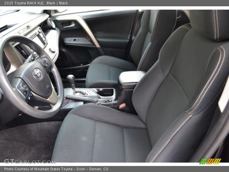 Black / Black 2015 Toyota RAV4 XLE