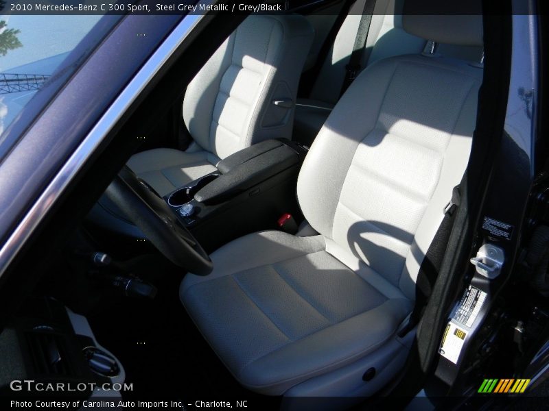 Steel Grey Metallic / Grey/Black 2010 Mercedes-Benz C 300 Sport