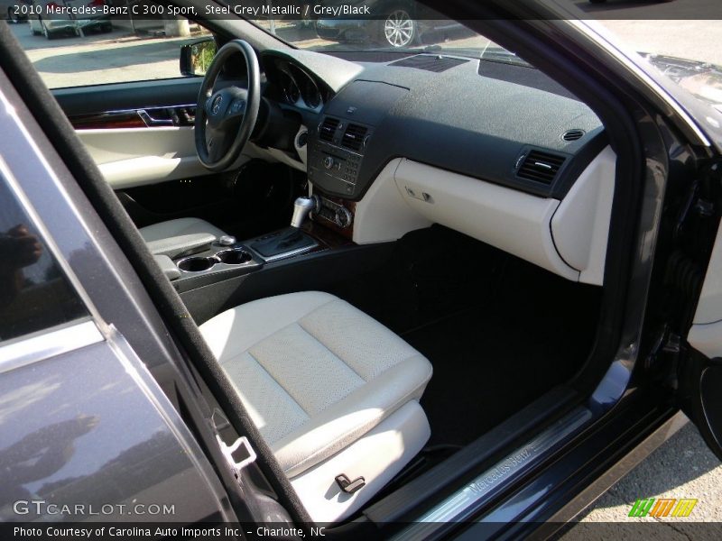 Steel Grey Metallic / Grey/Black 2010 Mercedes-Benz C 300 Sport