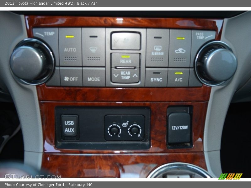 Black / Ash 2012 Toyota Highlander Limited 4WD