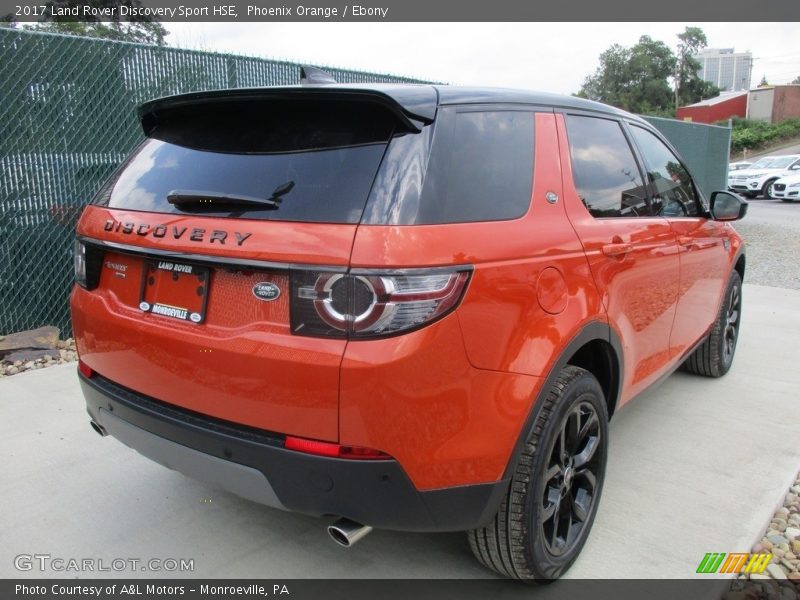 Phoenix Orange / Ebony 2017 Land Rover Discovery Sport HSE