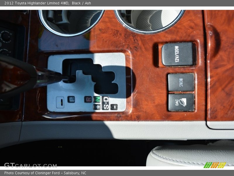 Black / Ash 2012 Toyota Highlander Limited 4WD