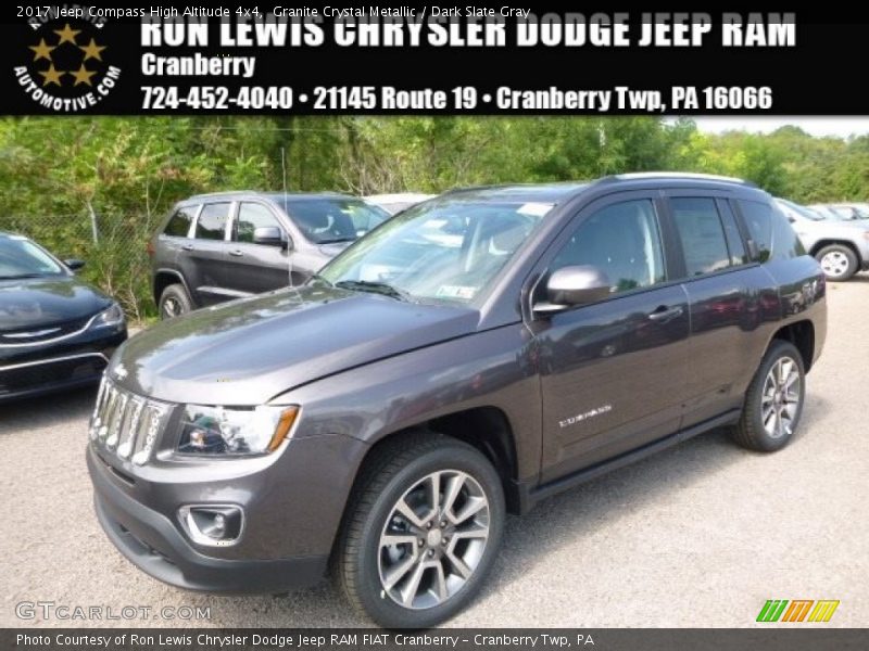 Granite Crystal Metallic / Dark Slate Gray 2017 Jeep Compass High Altitude 4x4