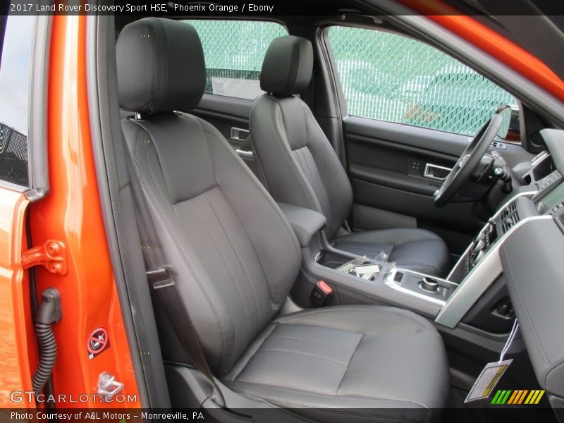 Front Seat of 2017 Discovery Sport HSE