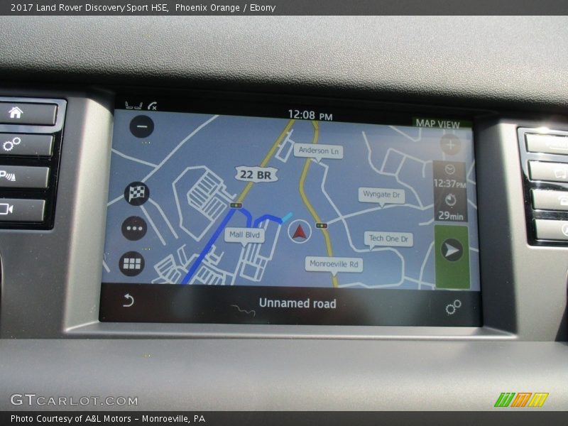 Navigation of 2017 Discovery Sport HSE