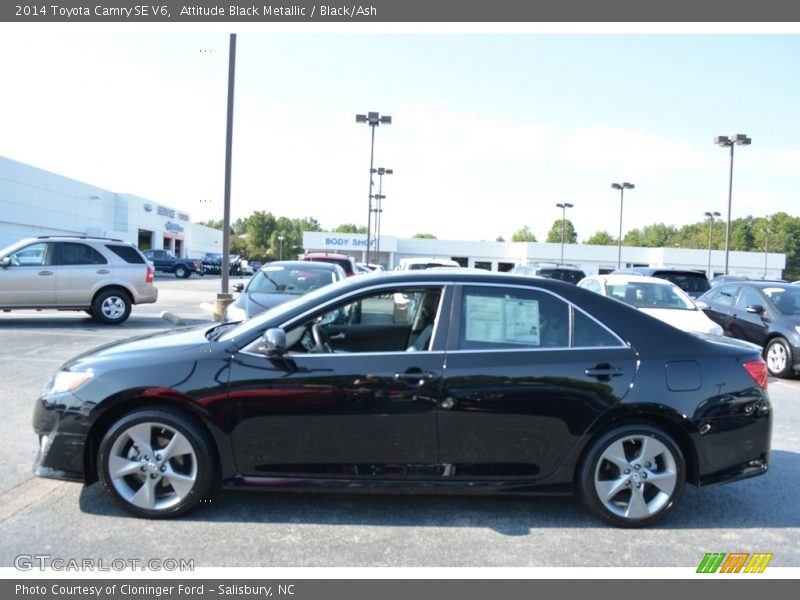 Attitude Black Metallic / Black/Ash 2014 Toyota Camry SE V6