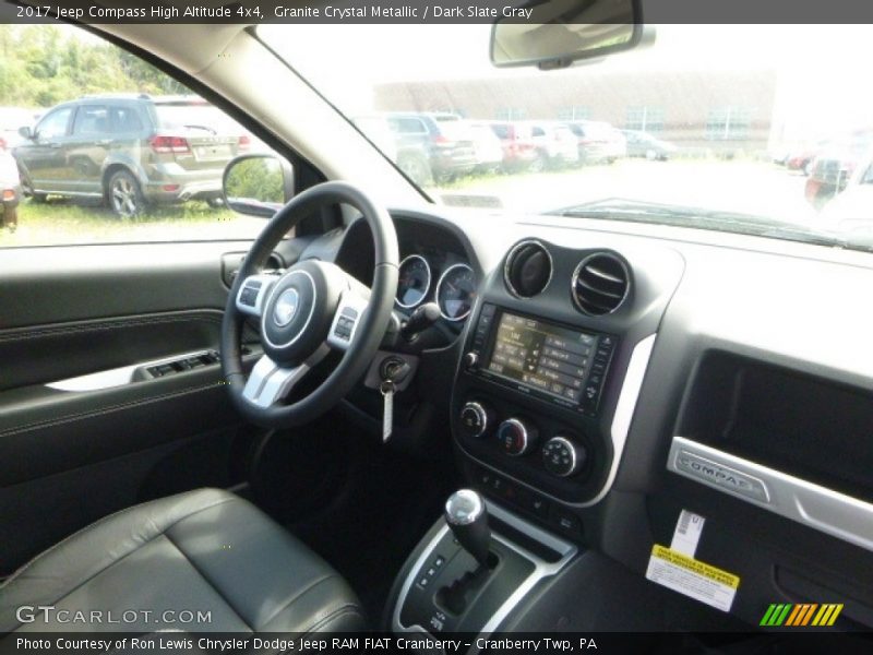 Dashboard of 2017 Compass High Altitude 4x4