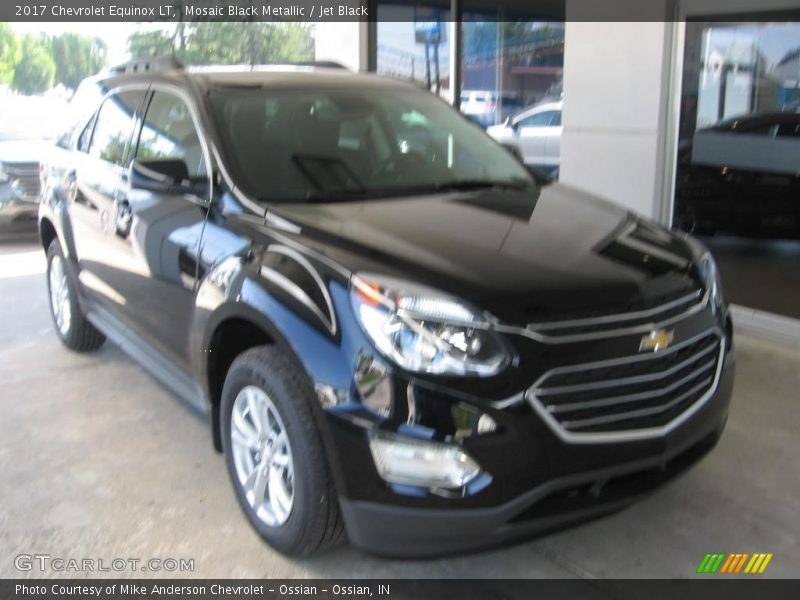 Mosaic Black Metallic / Jet Black 2017 Chevrolet Equinox LT
