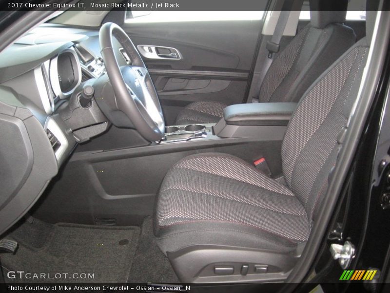 Mosaic Black Metallic / Jet Black 2017 Chevrolet Equinox LT
