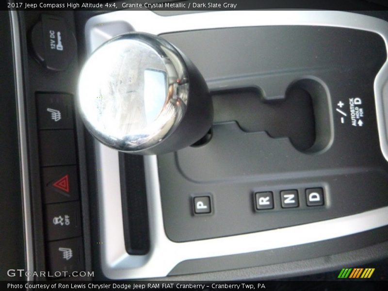  2017 Compass High Altitude 4x4 6 Speed Automatic Shifter