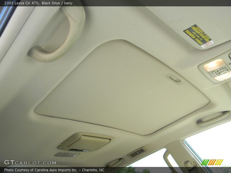 Black Onyx / Ivory 2003 Lexus GX 470