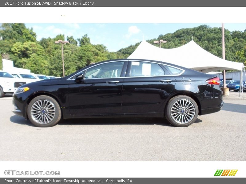 Shadow Black / Ebony 2017 Ford Fusion SE AWD