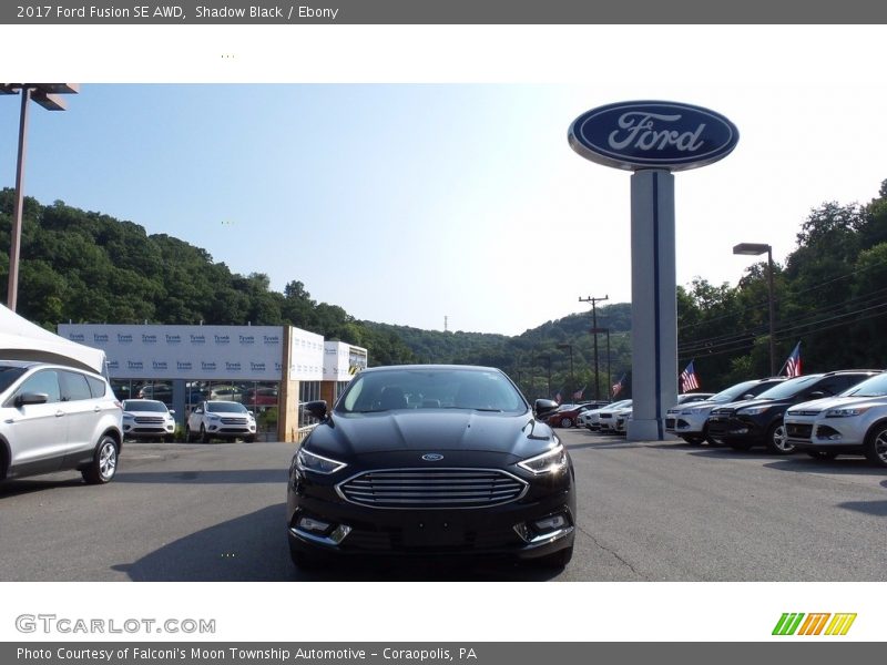 Shadow Black / Ebony 2017 Ford Fusion SE AWD