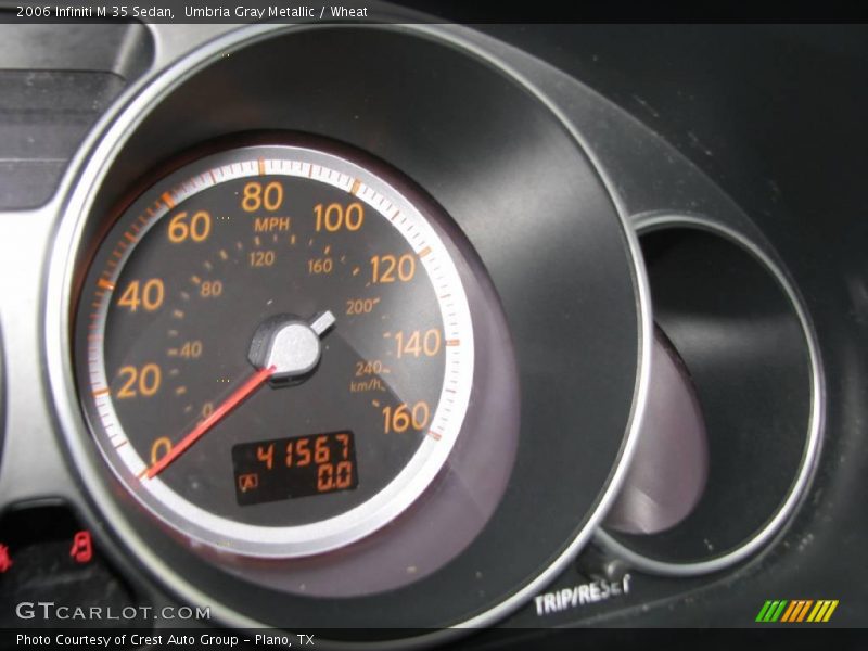 Umbria Gray Metallic / Wheat 2006 Infiniti M 35 Sedan