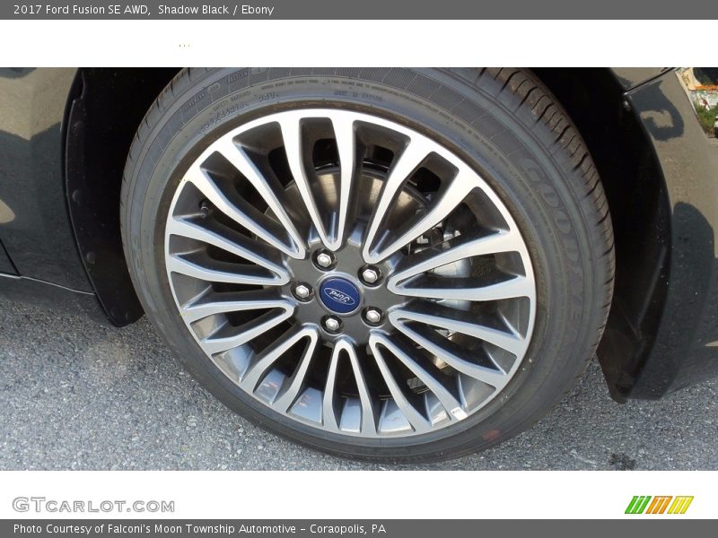 Shadow Black / Ebony 2017 Ford Fusion SE AWD