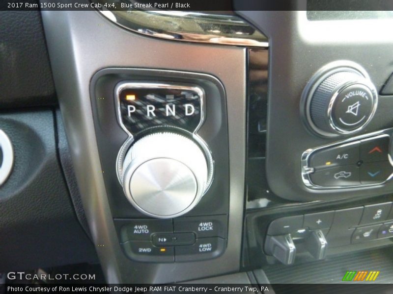 Blue Streak Pearl / Black 2017 Ram 1500 Sport Crew Cab 4x4