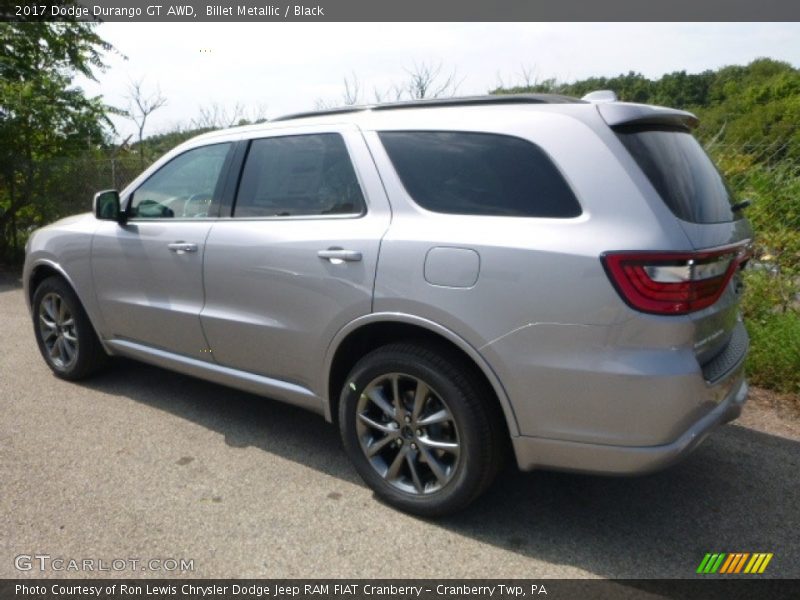 Billet Metallic / Black 2017 Dodge Durango GT AWD