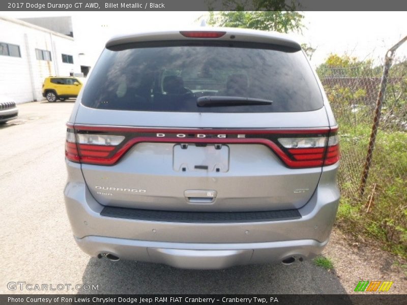 Billet Metallic / Black 2017 Dodge Durango GT AWD