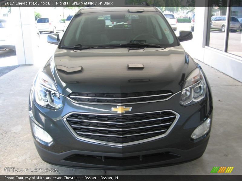 Nightfall Gray Metallic / Jet Black 2017 Chevrolet Equinox LT