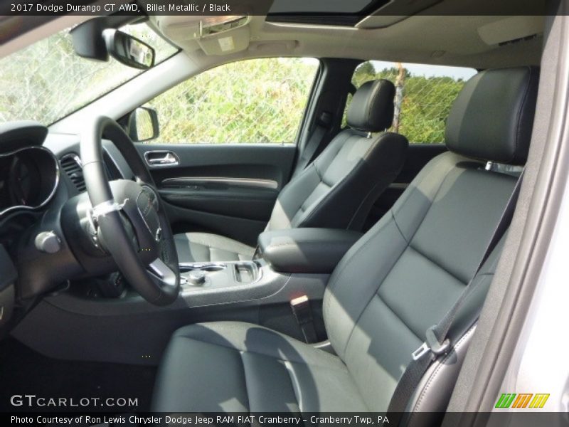 Billet Metallic / Black 2017 Dodge Durango GT AWD