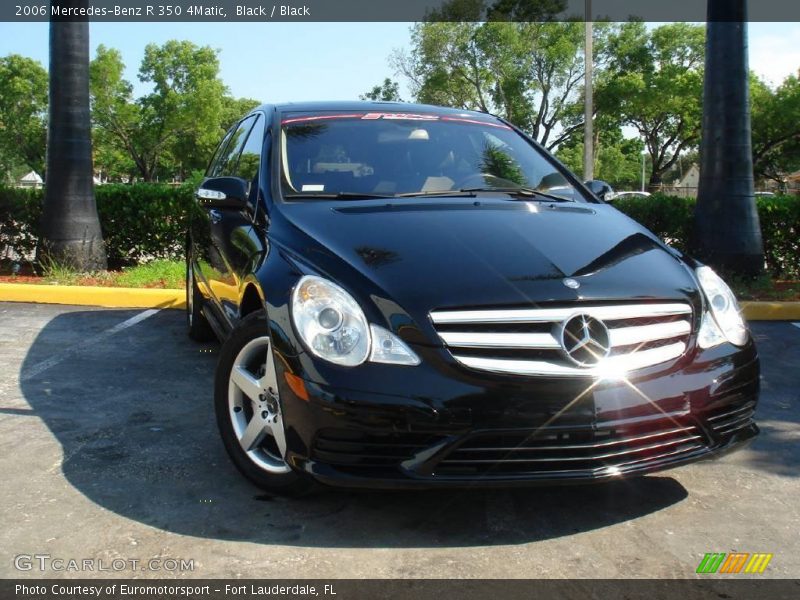 Black / Black 2006 Mercedes-Benz R 350 4Matic