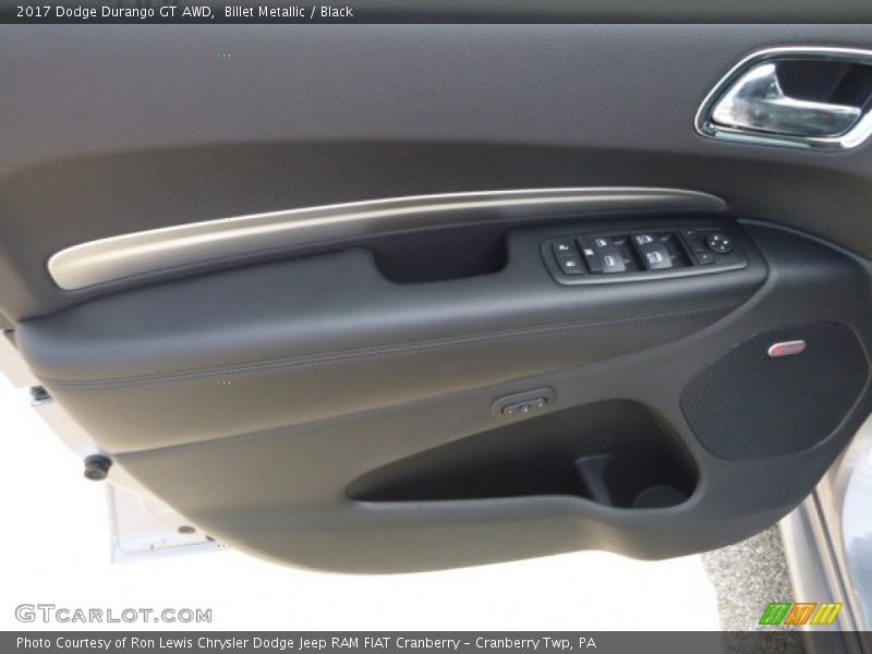Billet Metallic / Black 2017 Dodge Durango GT AWD