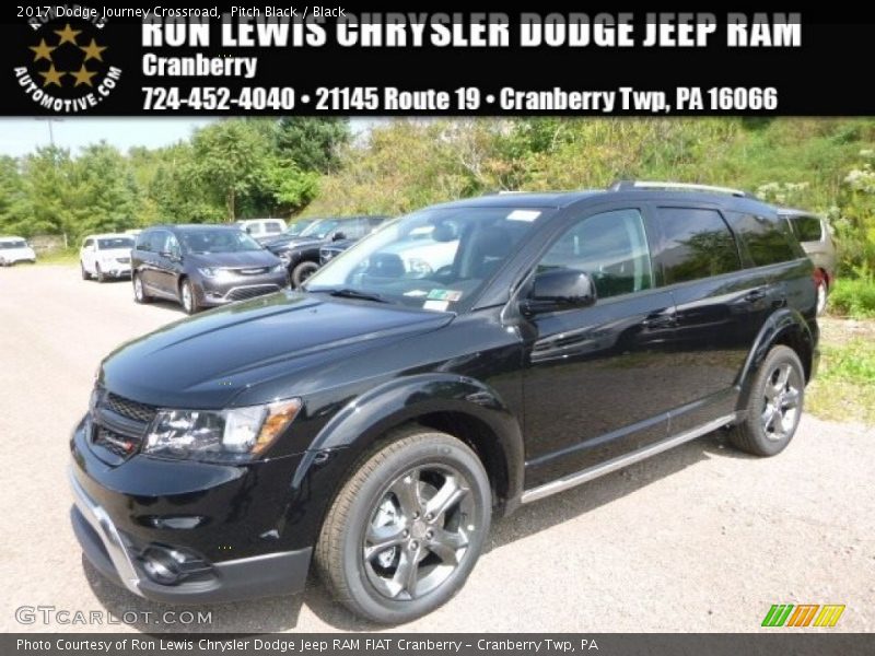Pitch Black / Black 2017 Dodge Journey Crossroad