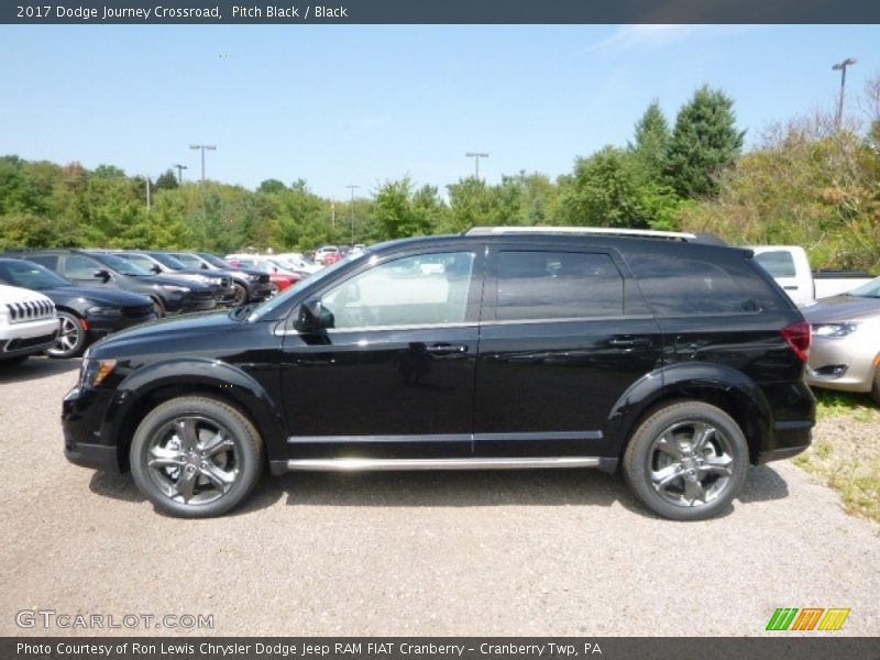 Pitch Black / Black 2017 Dodge Journey Crossroad