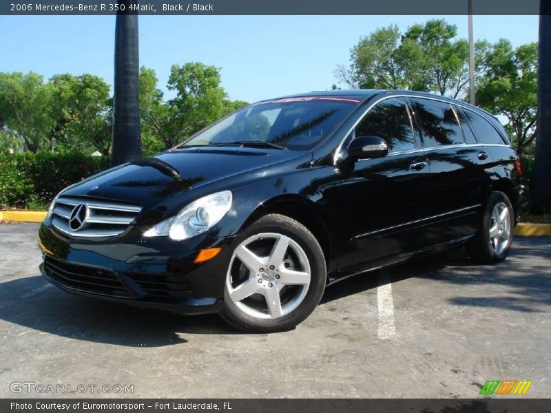 Black / Black 2006 Mercedes-Benz R 350 4Matic