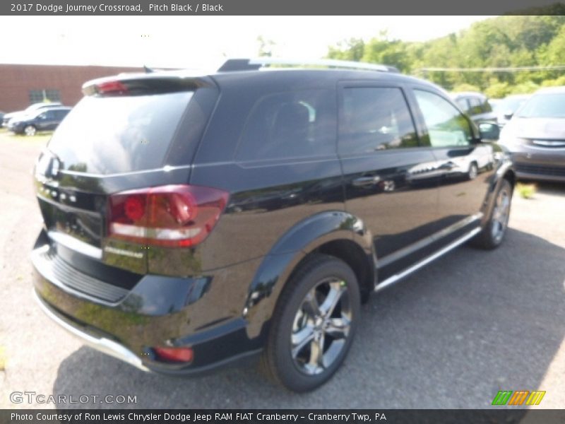 Pitch Black / Black 2017 Dodge Journey Crossroad