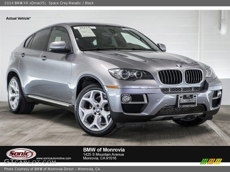 Space Grey Metallic / Black 2014 BMW X6 xDrive35i