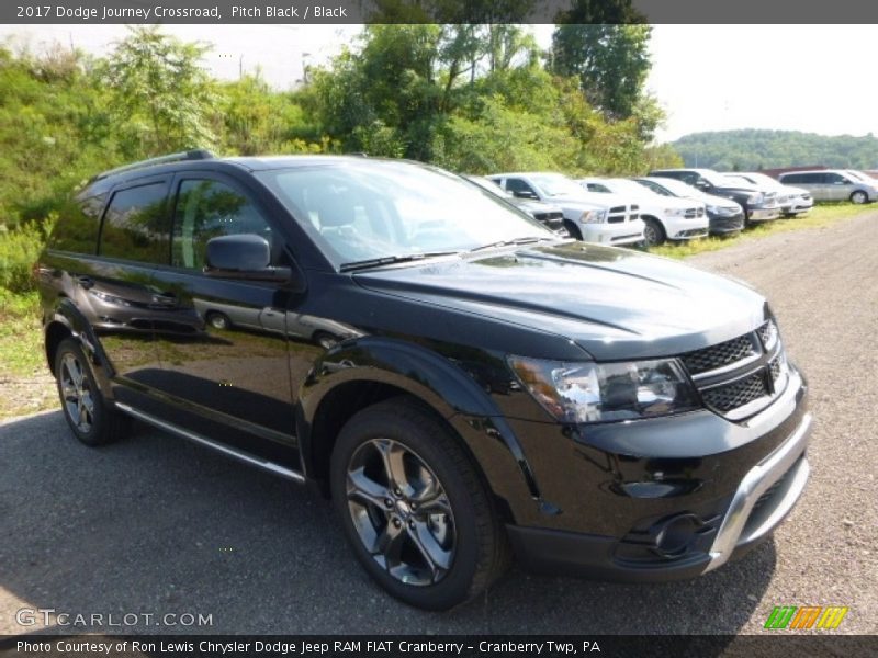 Pitch Black / Black 2017 Dodge Journey Crossroad