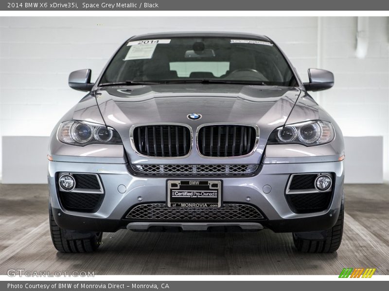 Space Grey Metallic / Black 2014 BMW X6 xDrive35i