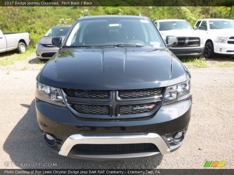 Pitch Black / Black 2017 Dodge Journey Crossroad