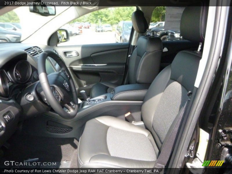 Pitch Black / Black 2017 Dodge Journey Crossroad