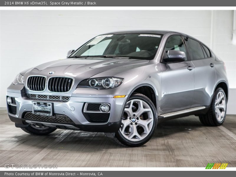 Space Grey Metallic / Black 2014 BMW X6 xDrive35i