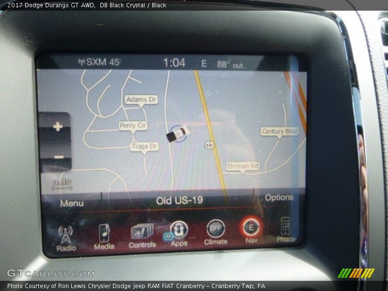 DB Black Crystal / Black 2017 Dodge Durango GT AWD