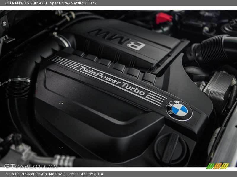Space Grey Metallic / Black 2014 BMW X6 xDrive35i