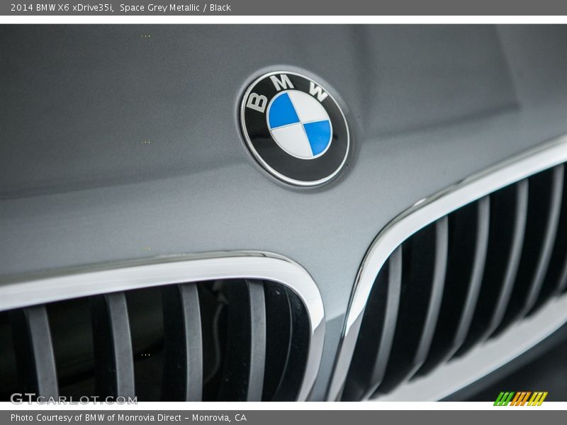 Space Grey Metallic / Black 2014 BMW X6 xDrive35i