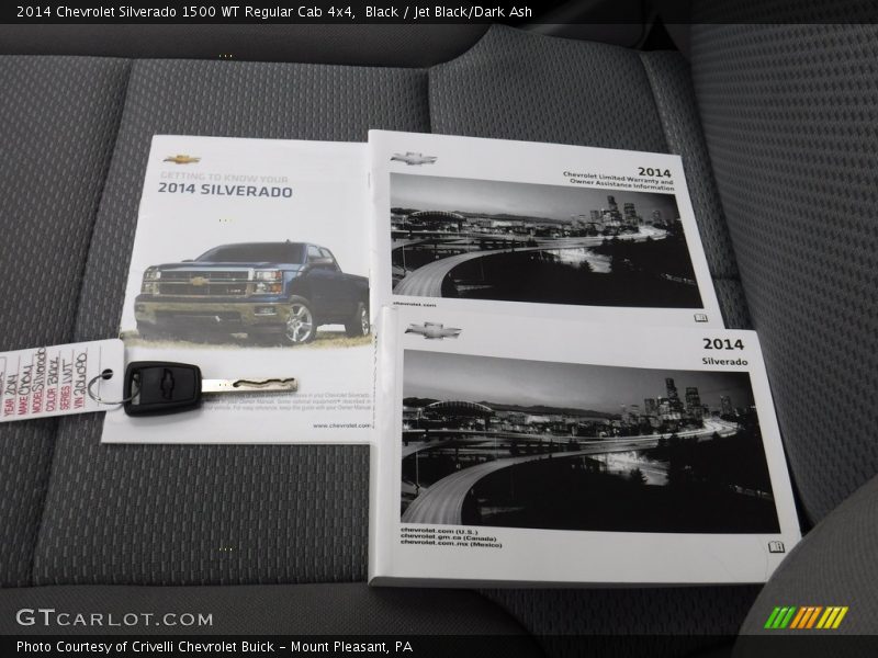 Black / Jet Black/Dark Ash 2014 Chevrolet Silverado 1500 WT Regular Cab 4x4