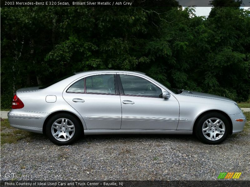 Brilliant Silver Metallic / Ash Grey 2003 Mercedes-Benz E 320 Sedan
